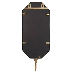 New Wardelle Antique Gold Mirrored Taper Candle Sconce Sconces