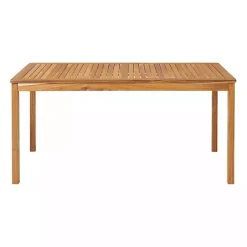 Kirklands Home Outdoor Sets|Warm Acacia Wood Slatted 5-pc. Outdoor Dining Set