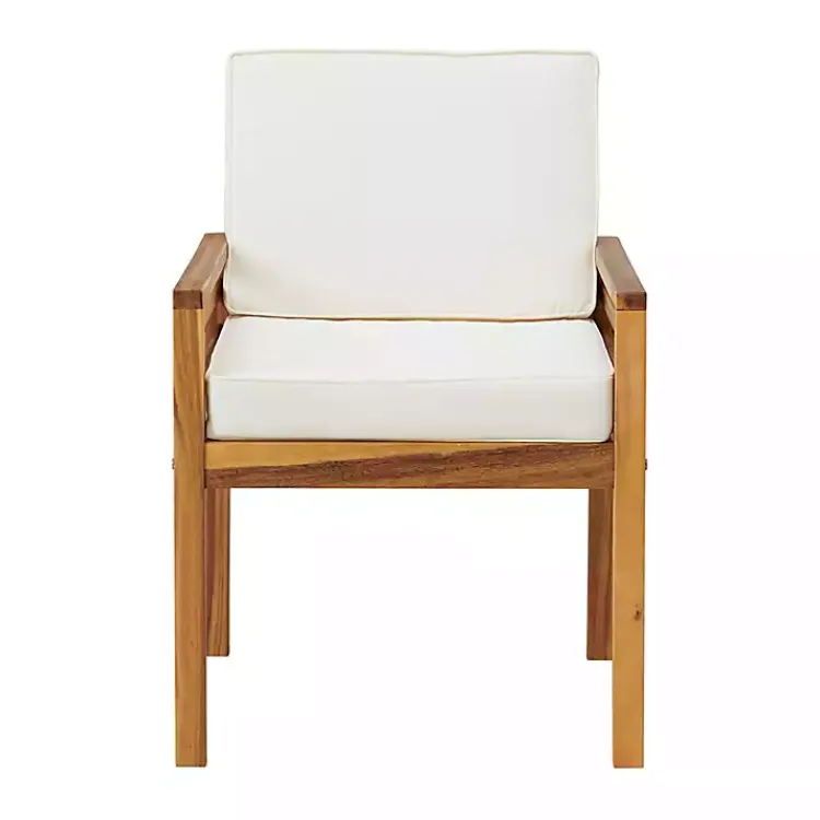 Kirklands Home Outdoor Sets|Warm Acacia Wood Slatted 5-pc. Outdoor Dining Set