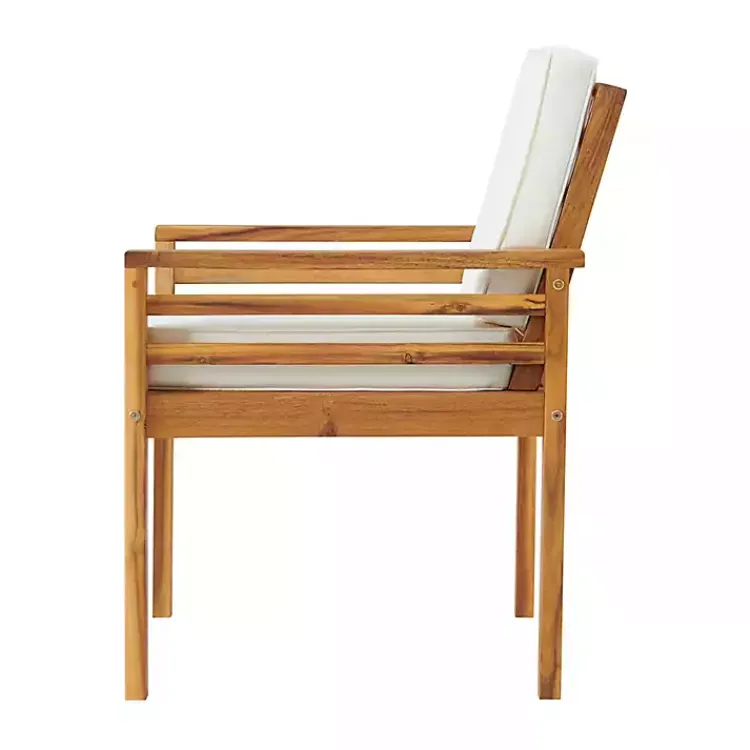 Kirklands Home Outdoor Sets|Warm Acacia Wood Slatted 5-pc. Outdoor Dining Set