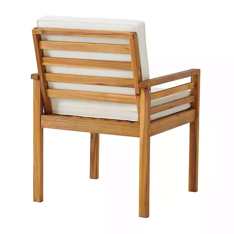 Kirklands Home Outdoor Sets|Warm Acacia Wood Slatted 5-pc. Outdoor Dining Set