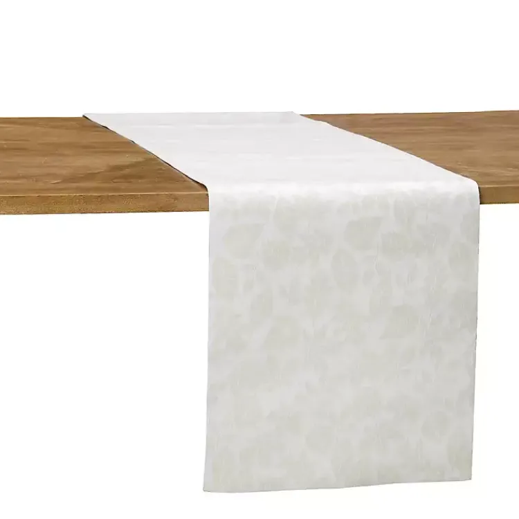 Sale Warm Neutral Leaves Table Runner Fall