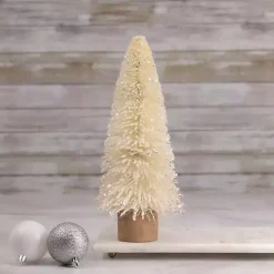 Outlet Warm White Glitter Bottle Tree Stump Base Christmas Decorations