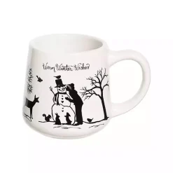 Online Warm Winter Wishes Mugs, Set of 2 Christmas Dining & Entertaining