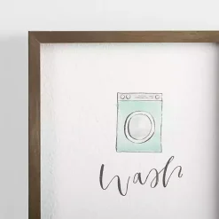 Kirklands Home Wall Plaques|Wash Dry Fold Wall Plaques, Set of 4