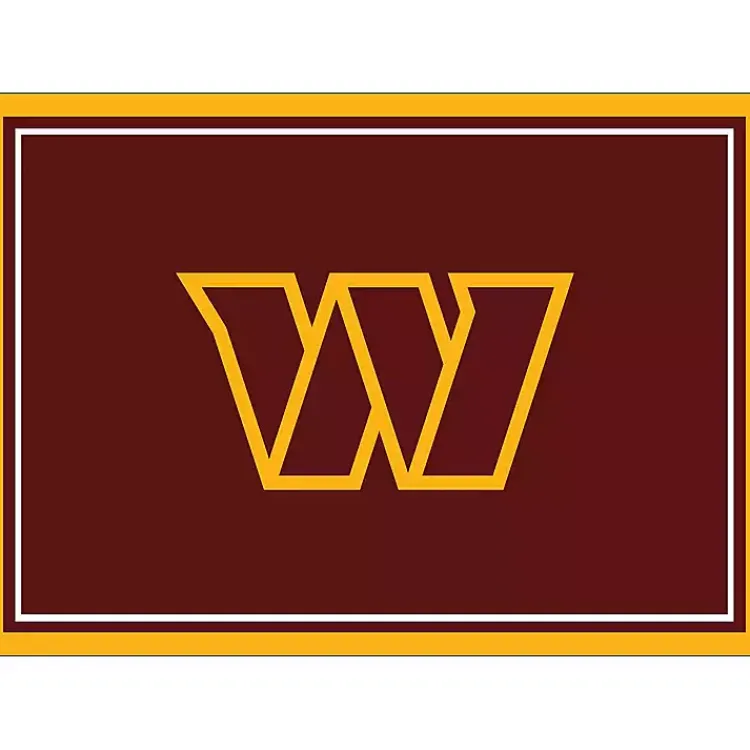 Kirklands Home Area Rugs|Washington Commanders Area Rug, 4x6 Red