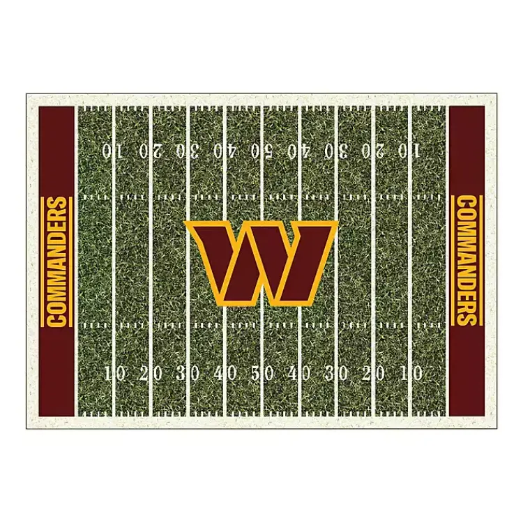 Kirklands Home Area Rugs|Washington Commanders Home Field Area Rug, 6x8