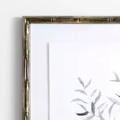 Kirklands Home Framed Art|Watercolor Bamboo Leaves Framed Art Print