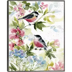 Kirklands Home Canvas Art|Watercolor Birds I Framed Canvas Art Print