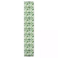 Sale Watercolor Clovers Table Runner, 72 in. St Patricks Day Decorations
