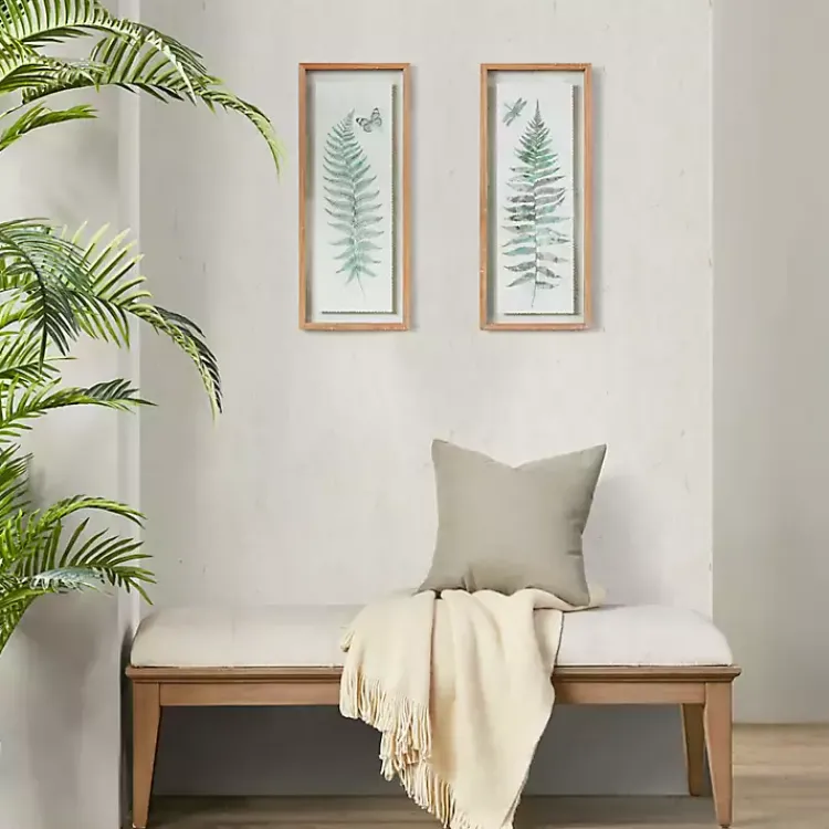 Kirklands Home Framed Art|Watercolor Ferns 2-pc. Framed Wall Art