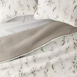 Kirklands Home Quilts|Watercolor Leaves Reversible 2-pc. Twin Quilt Set