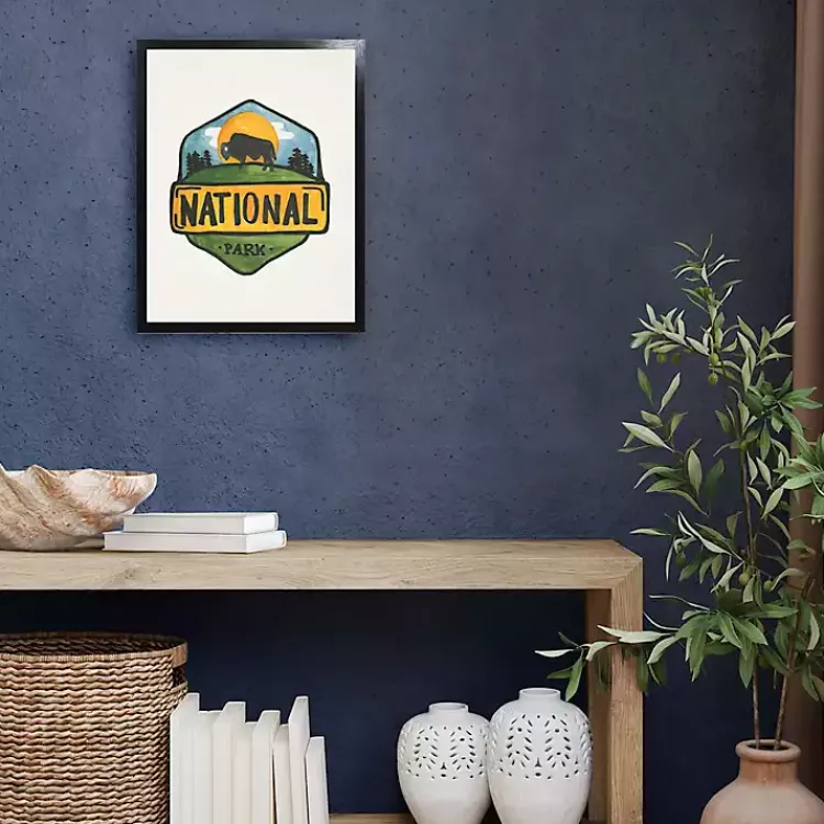 Kirklands Home Framed Art|Watercolor National Park Framed Art Print