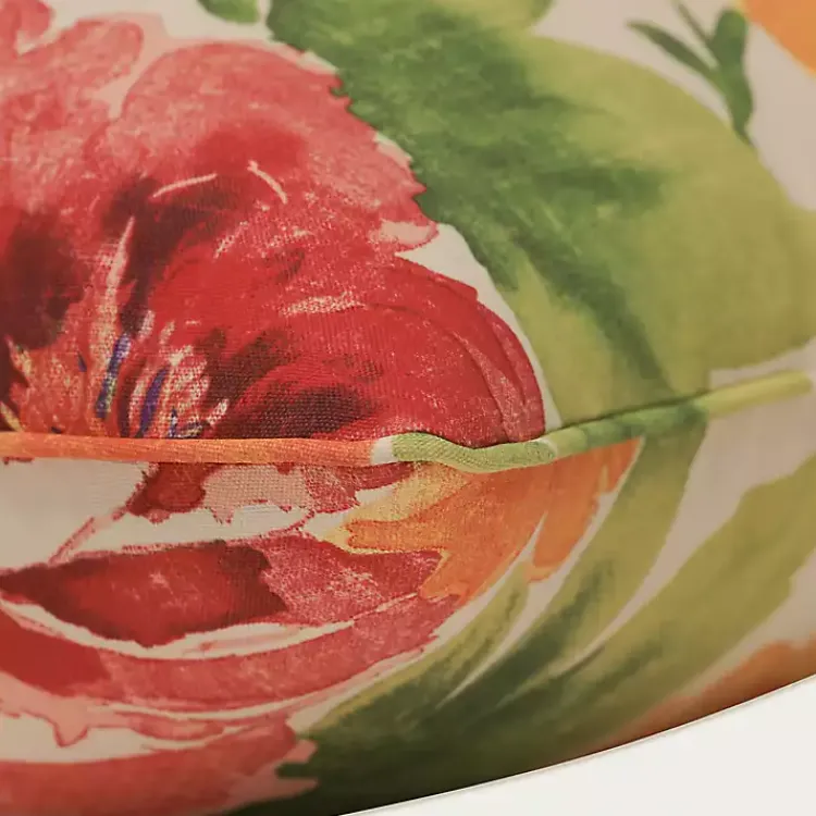 Kirklands Home Outdoor Cushions & Pillows|Watercolor Primrose Lumbar Pillows, Set of 2