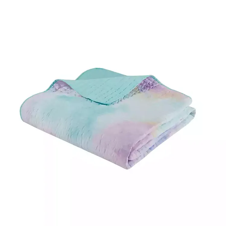 Kirklands Home Quilts|Watercolor Tie-Dye 4-pc. Full/Queen Quilt Set