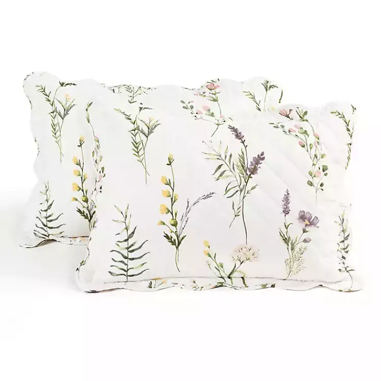 Kirklands Home Quilts|Watercolor Wildflower 3-pc. King Quilt Set