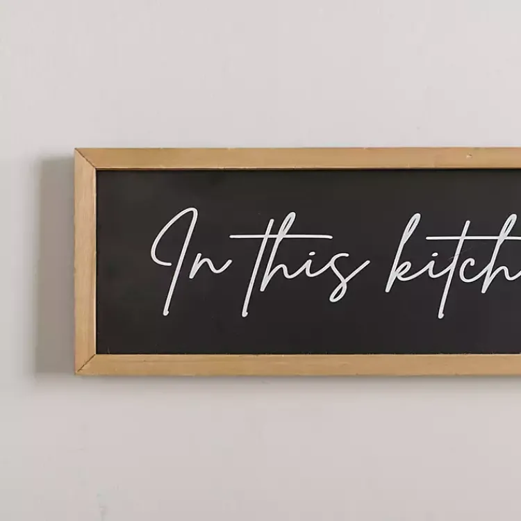 Kirklands Home Wall Quotes & Signs|We Lick the Spoon Wall Plaque Black