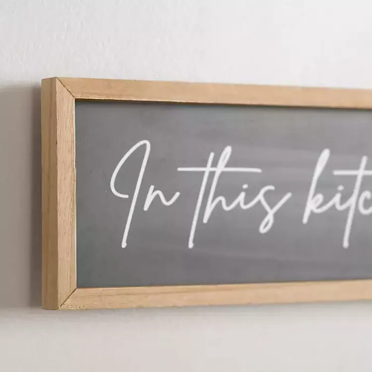 Kirklands Home Wall Quotes & Signs|We Lick the Spoon Wall Plaque Black