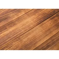 Kirklands Home Accent & End Tables|Weather Fir Wood and Hairpin Legs Accent Table