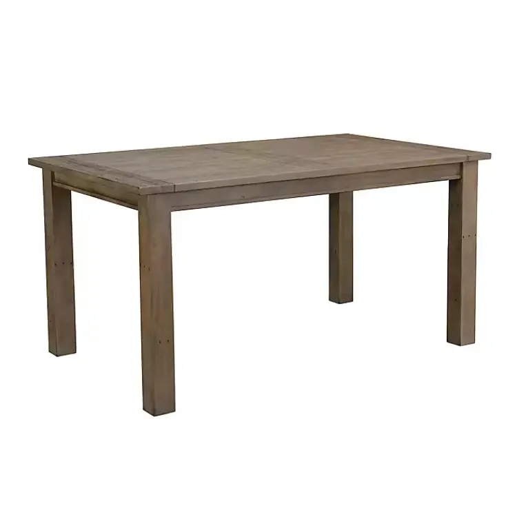 Kirklands Home Dining Tables|Weathered Pine Wood Dining Table Brown