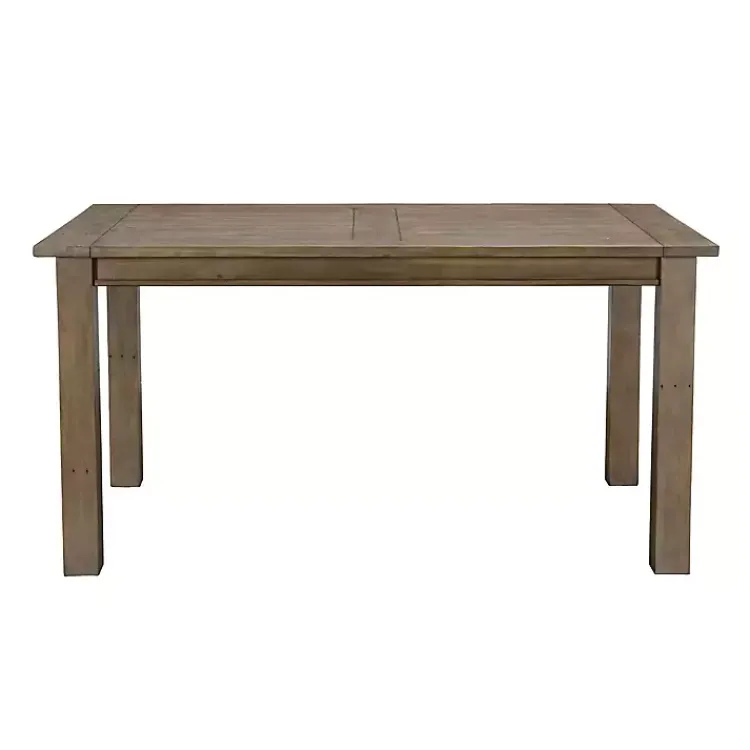Kirklands Home Dining Tables|Weathered Pine Wood Dining Table Brown