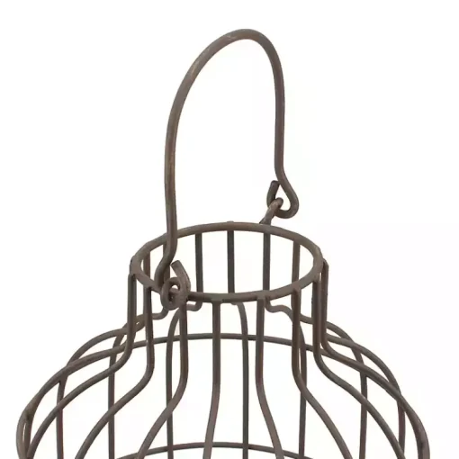 Best Weathered Wood and Metal Lanterns, Set of 2 Lanterns