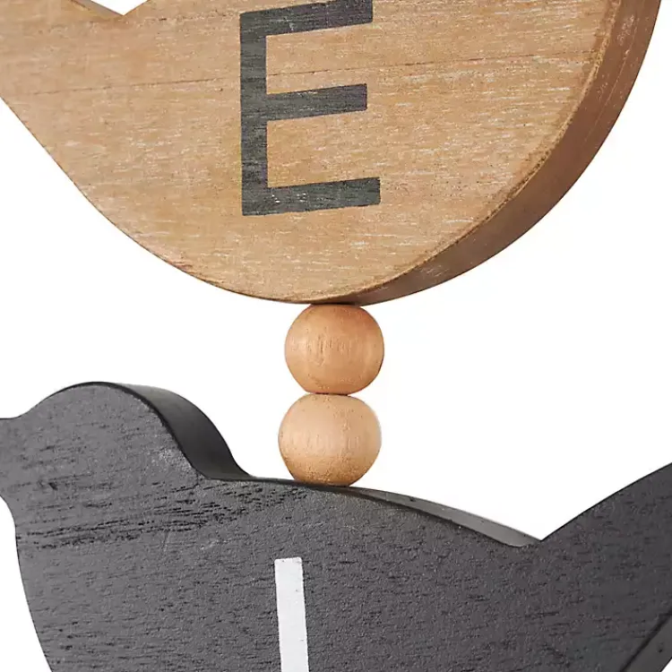 Kirklands Home Wall Quotes & Signs|Welcome Bird Shaped Wood Wall Sign