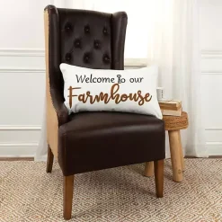 New Welcome to Our Farmhouse Lumbar Pillow Pillows