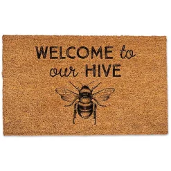 Kirklands Home Doormats|Welcome to Our Hive Doormat