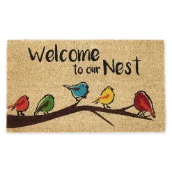 Kirklands Home Doormats|Welcome to Our Nest Coir Doormat
