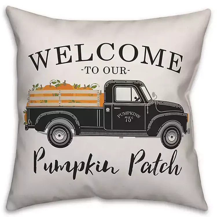 New Welcome to our Pumpkin Patch Double-Sided Pillow Fall