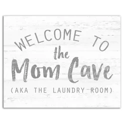 Kirklands Home Wall Quotes & Signs|Welcome to the Mom Cave Canvas Art Print
