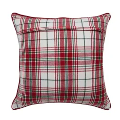 Clearance Welcome to the North Pole Plaid Pillow Christmas Pillows