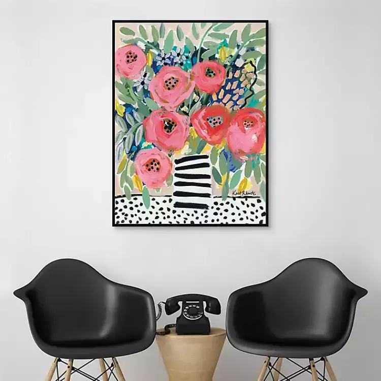 Kirklands Home Canvas Art|Welcome to the Party Framed Canvas Art Print