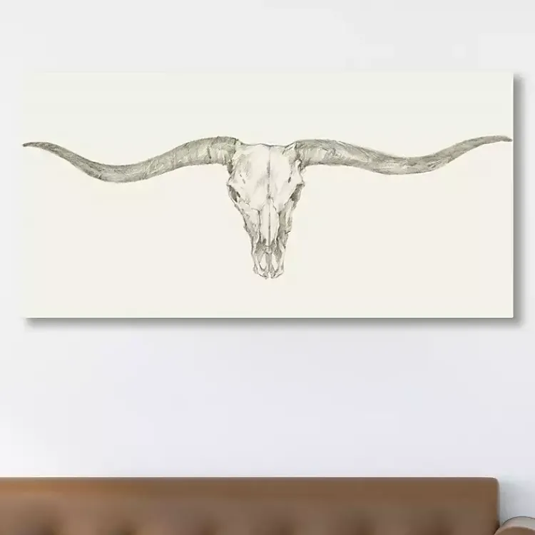 Kirklands Home Canvas Art|Western Skull Mount III Giclee Art Print