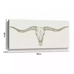 Kirklands Home Canvas Art|Western Skull Mount III Giclee Art Print