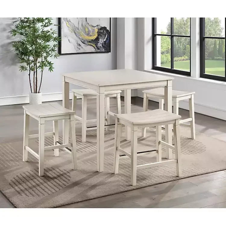 Kirklands Home Dining Sets|Westlake Cream 5-pc. Dining Set Ivory