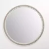 Kirklands Home Decorative Mirrors|Wexford Ribbed Round Wall Mirror