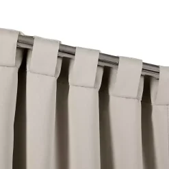 Kirklands Home Curtains & Drapes|Wheat Back Tab Blackout Curtain Panel Set, 95 in. Tan