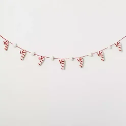 Discount Whimsical Candy Cane Garland Christmas Tree Decorations