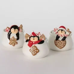 Online Whimsical Penguin Ceramic Containers, Set of 3 Christmas Dining & Entertaining