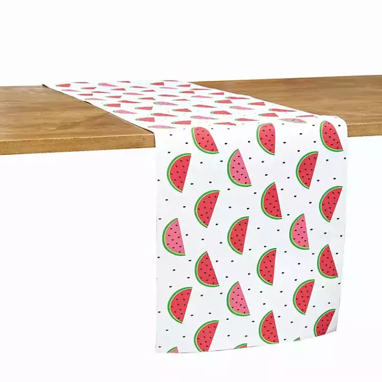 Kirklands Home Table Linens|Whimsical Watermelon Table Runner