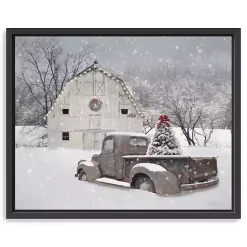 Outlet Whisper of Christmas Framed Canvas Art Print Christmas Art & Wall Decor