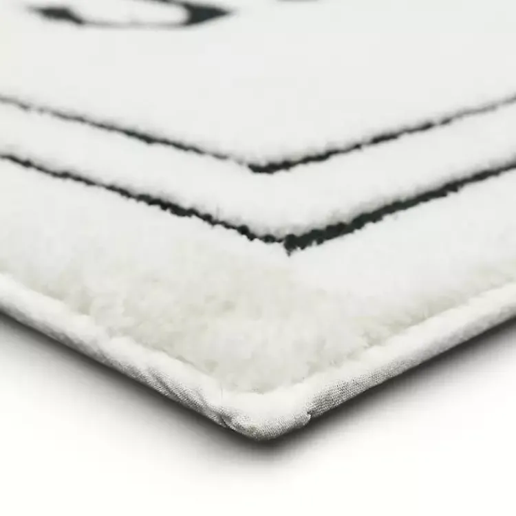 Kirklands Home Bathroom Rugs|& Black White