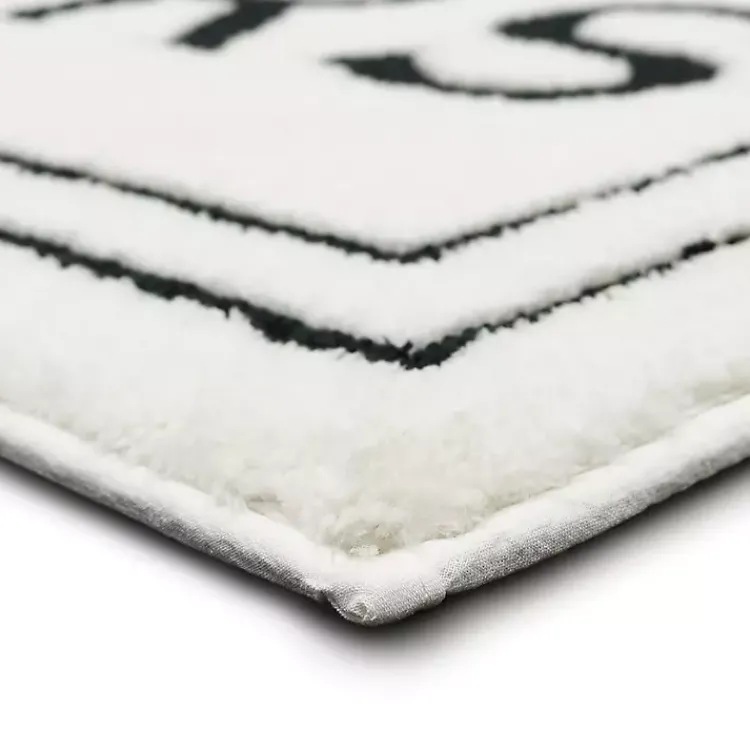 Kirklands Home Bathroom Rugs|& Black White