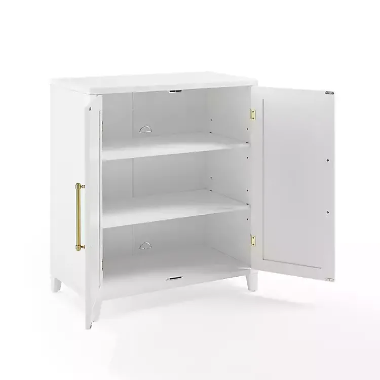 Kirklands Home Cabinets & Sideboards|& Gold Storage Cabinet White