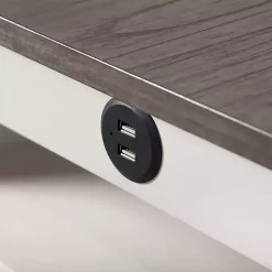 Kirklands Home Dining Tables|& Gray Wood Kayla Counter Height 3-pc. Set White