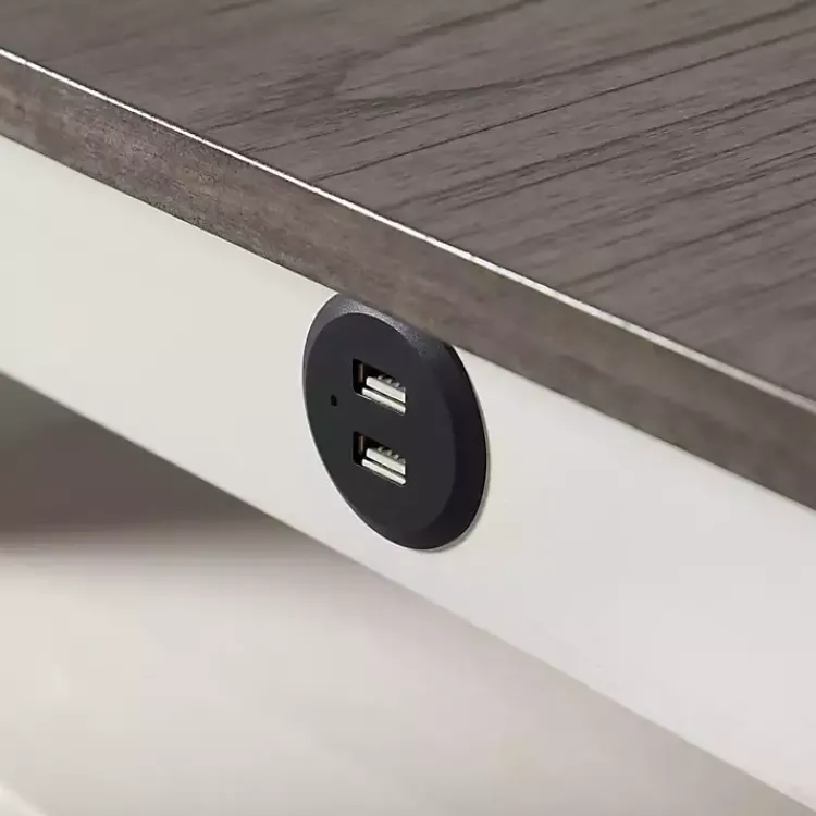 Kirklands Home Dining Tables|& Gray Wood Kayla Counter Height 3-pc. Set White