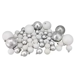 Outlet White & Shatterproof Christmas Ornament Set Christmas Ornaments