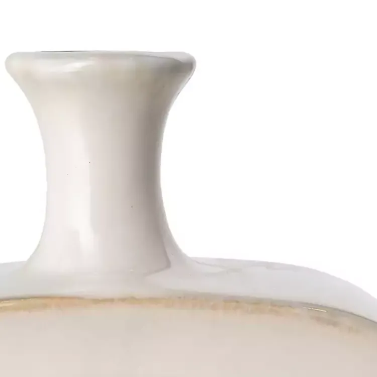 Clearance White & Turquoise Ceramic Cut-Out Vase, 18 in. Vases